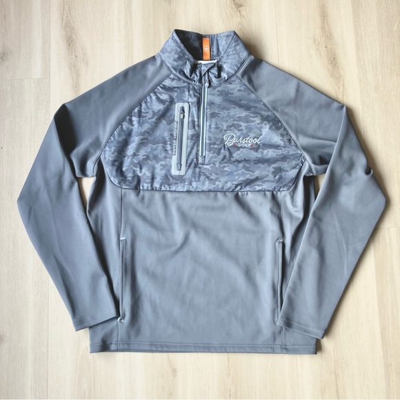 Peter Millar Other - Peter Millar x Barstool Golf Hyperlight Weld Pullover Gray size M